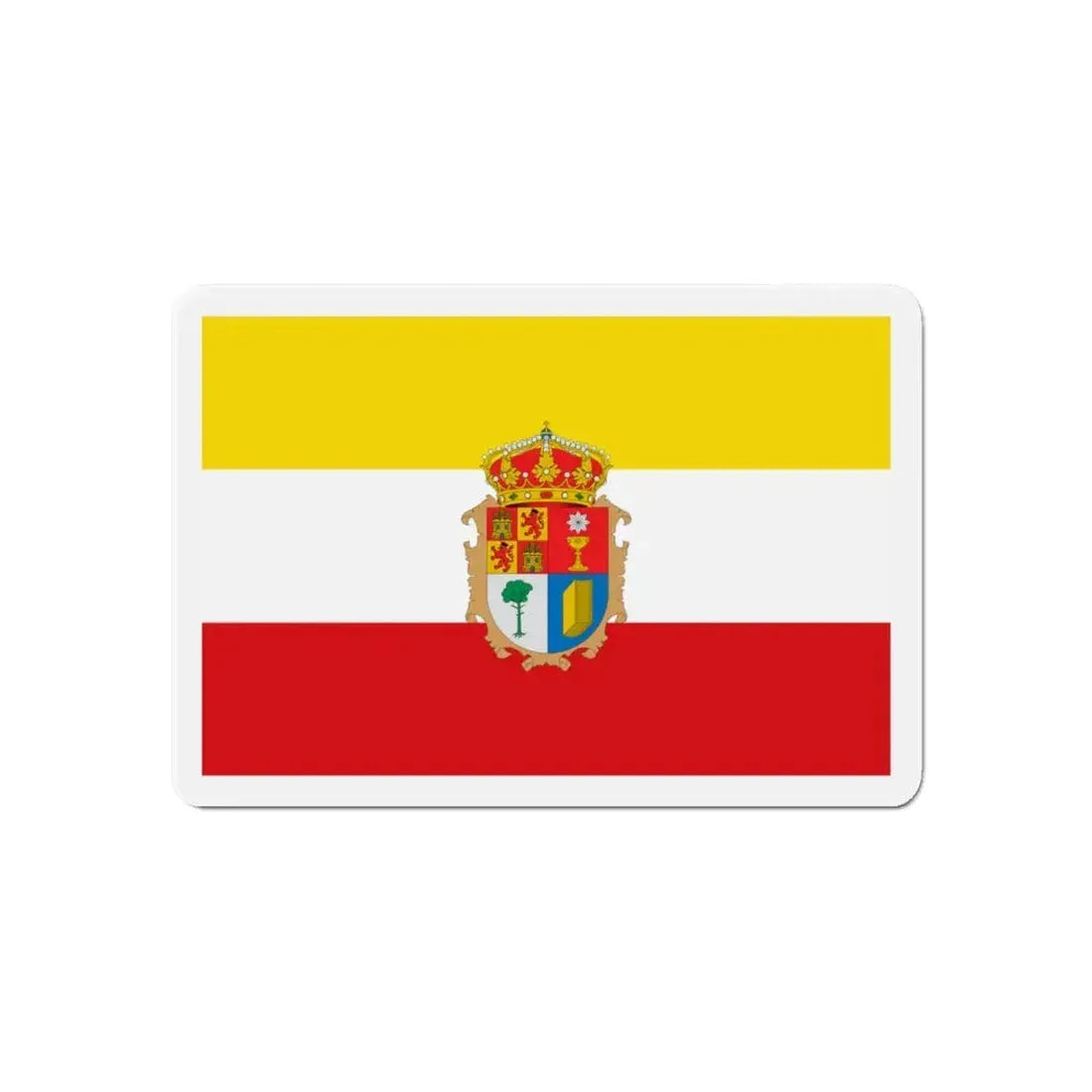 Flag of Cuenca Spain - Refrigerator Magnet 6 Inch - The Sticker Space
