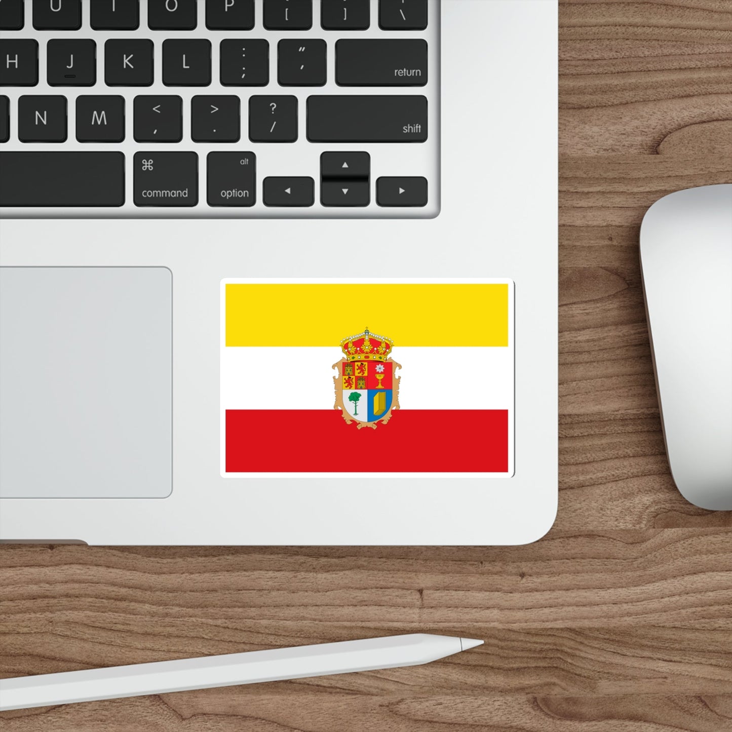 Flag of Cuenca Spain STICKER Vinyl Die-Cut Decal-The Sticker Space