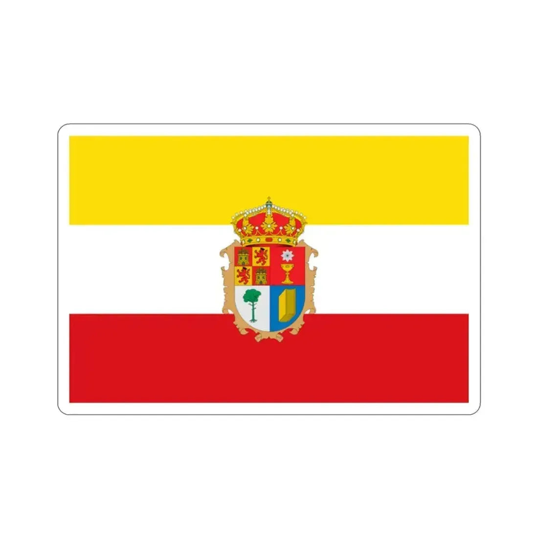 Flag of Cuenca Spain STICKER Vinyl Die-Cut Decal 2 Inch - The Sticker Space