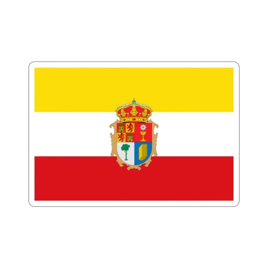 Flag of Cuenca Spain STICKER Vinyl Die-Cut Decal 2 Inch - The Sticker Space