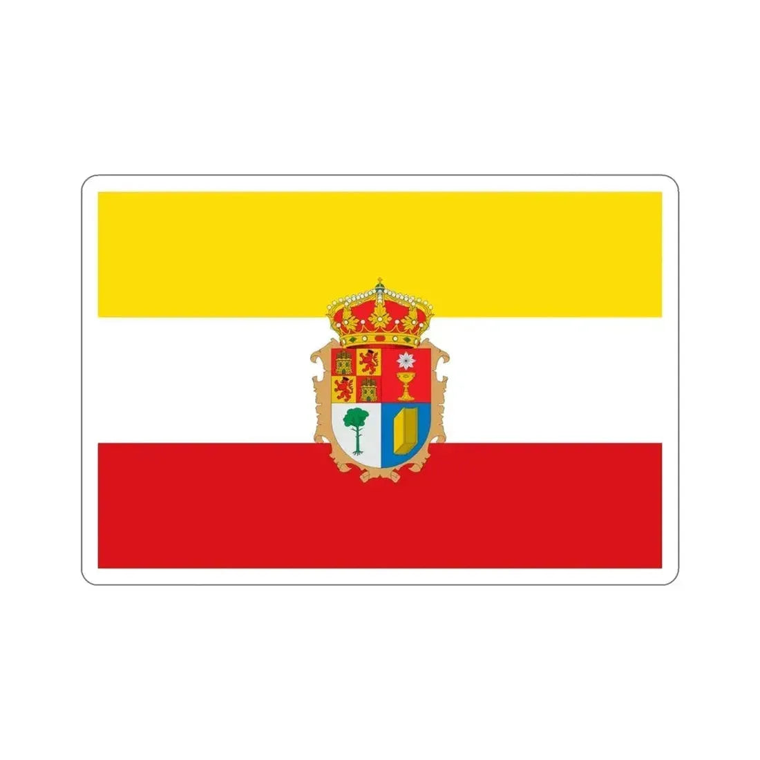 Flag of Cuenca Spain STICKER Vinyl Die-Cut Decal - The Sticker Space