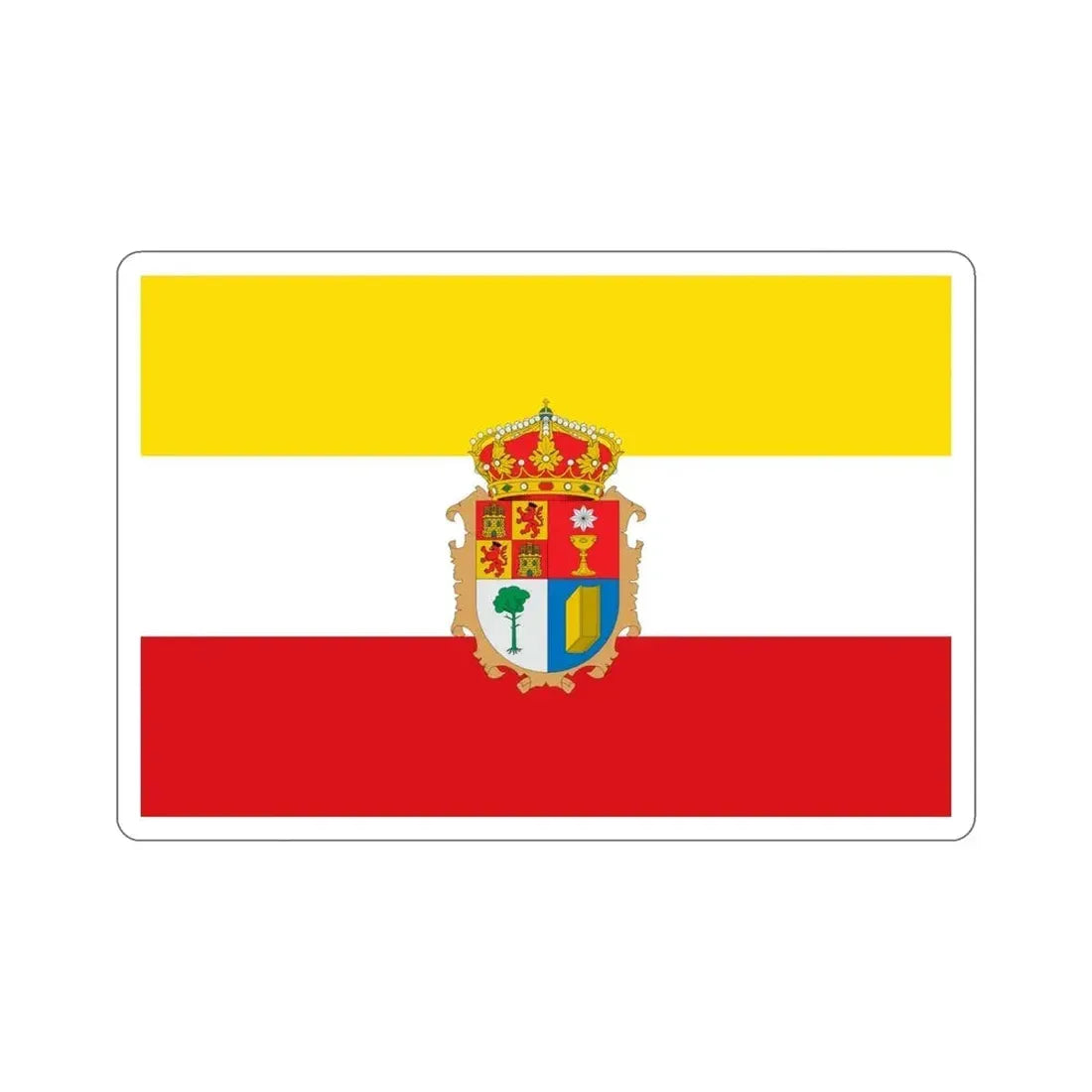 Flag of Cuenca Spain STICKER Vinyl Die-Cut Decal - The Sticker Space