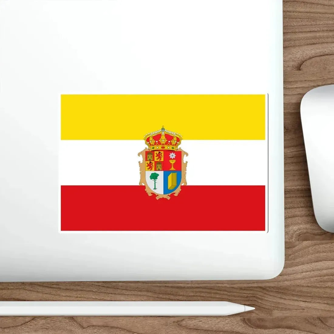 Flag of Cuenca Spain STICKER Vinyl Die-Cut Decal - The Sticker Space