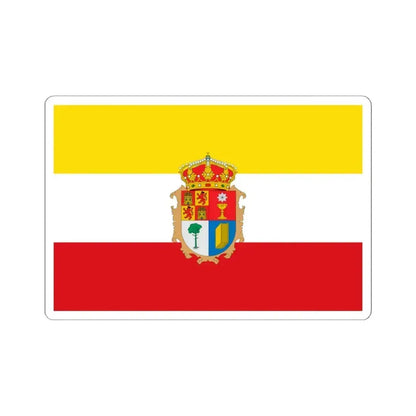 Flag of Cuenca Spain - STICKER Vinyl Kiss-Cut Decal 6 Inch White - The Sticker Space