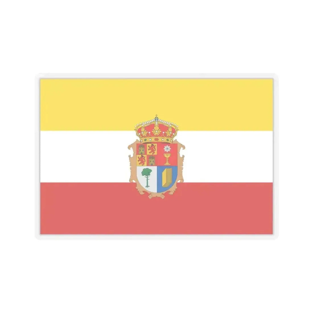 Flag of Cuenca Spain - STICKER Vinyl Kiss-Cut Decal - The Sticker Space
