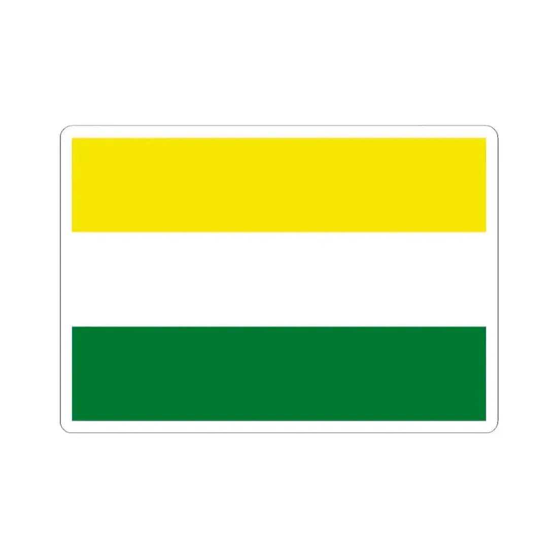 Flag of Cuevo Bolivia (Bolivia) STICKER Vinyl Kiss-Cut Decal 2 Inch White - The Sticker Space