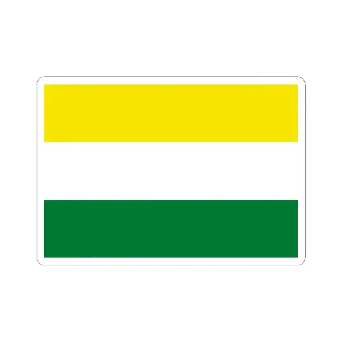 Flag of Cuevo Bolivia (Bolivia) STICKER Vinyl Kiss-Cut Decal 3 Inch White - The Sticker Space