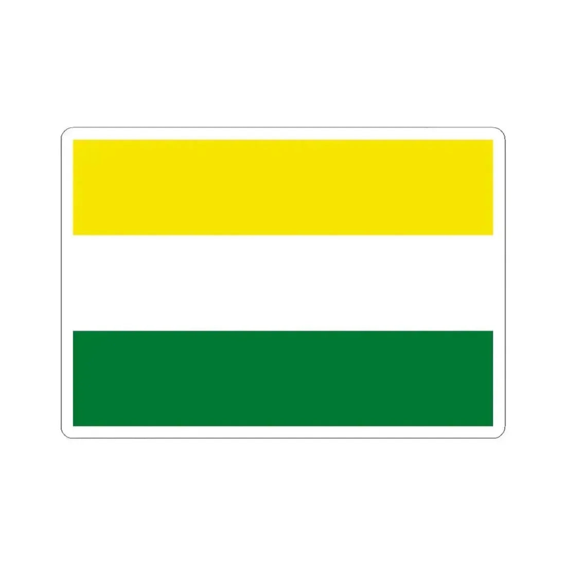 Flag of Cuevo Bolivia (Bolivia) STICKER Vinyl Kiss-Cut Decal 4 Inch White - The Sticker Space
