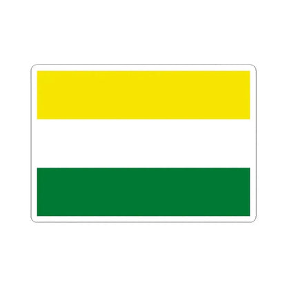 Flag of Cuevo Bolivia (Bolivia) STICKER Vinyl Kiss-Cut Decal 4 Inch White - The Sticker Space
