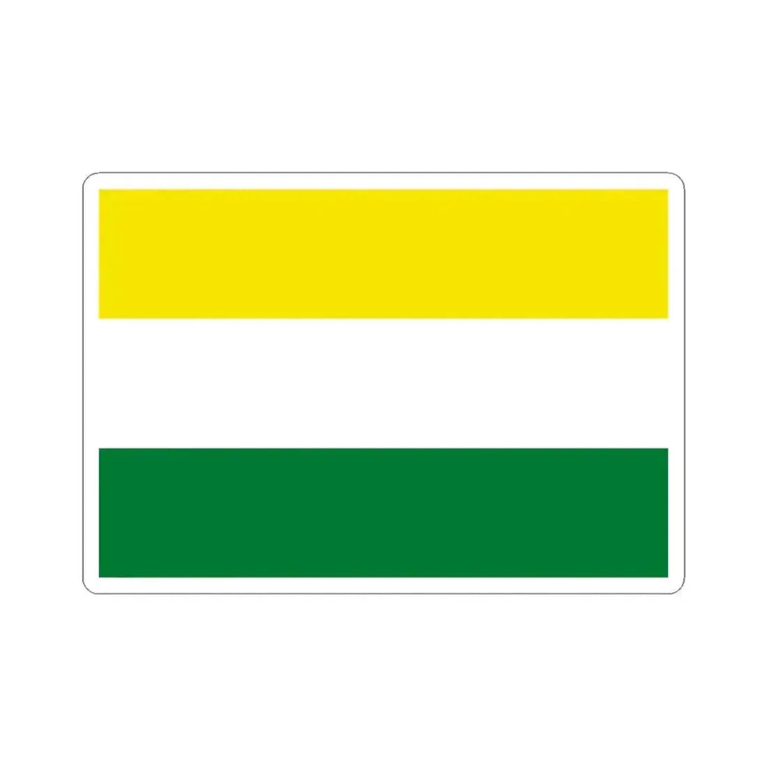 Flag of Cuevo Bolivia (Bolivia) STICKER Vinyl Kiss-Cut Decal 6 Inch White - The Sticker Space