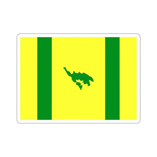 Flag of Culebra Puerto Rico STICKER Vinyl Die-Cut Decal 6 Inch - The Sticker Space