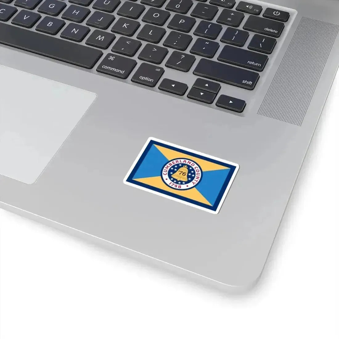 Flag of Cumberland County New Jersey (United States) STICKER Vinyl Kiss-Cut Decal - The Sticker Space