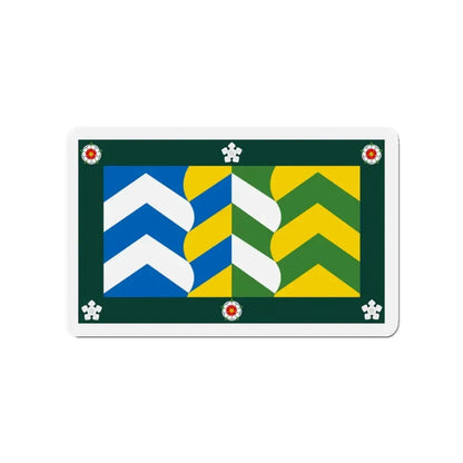 Flag of Cumbria UK - Refrigerator Magnet 3 Inch - The Sticker Space