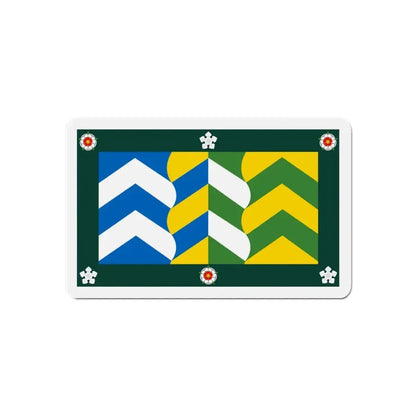 Flag of Cumbria UK - Refrigerator Magnet 6 Inch - The Sticker Space
