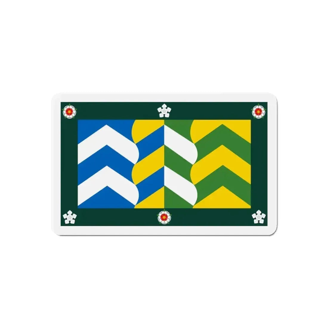 Flag of Cumbria UK - Refrigerator Magnet - The Sticker Space