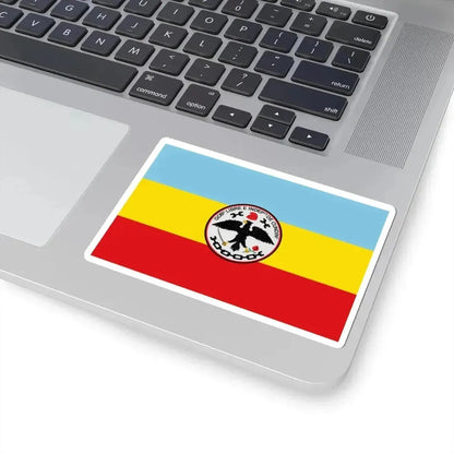 Flag of Cundinamarca (Colombia) STICKER Vinyl Kiss-Cut Decal - The Sticker Space