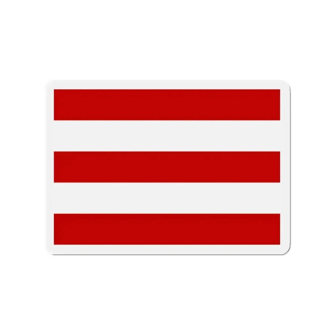 Flag of Cuneo Italy - Refrigerator Magnet 2 Inch - The Sticker Space