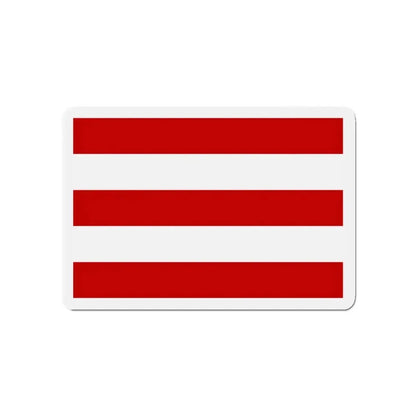 Flag of Cuneo Italy - Refrigerator Magnet 4 Inch - The Sticker Space