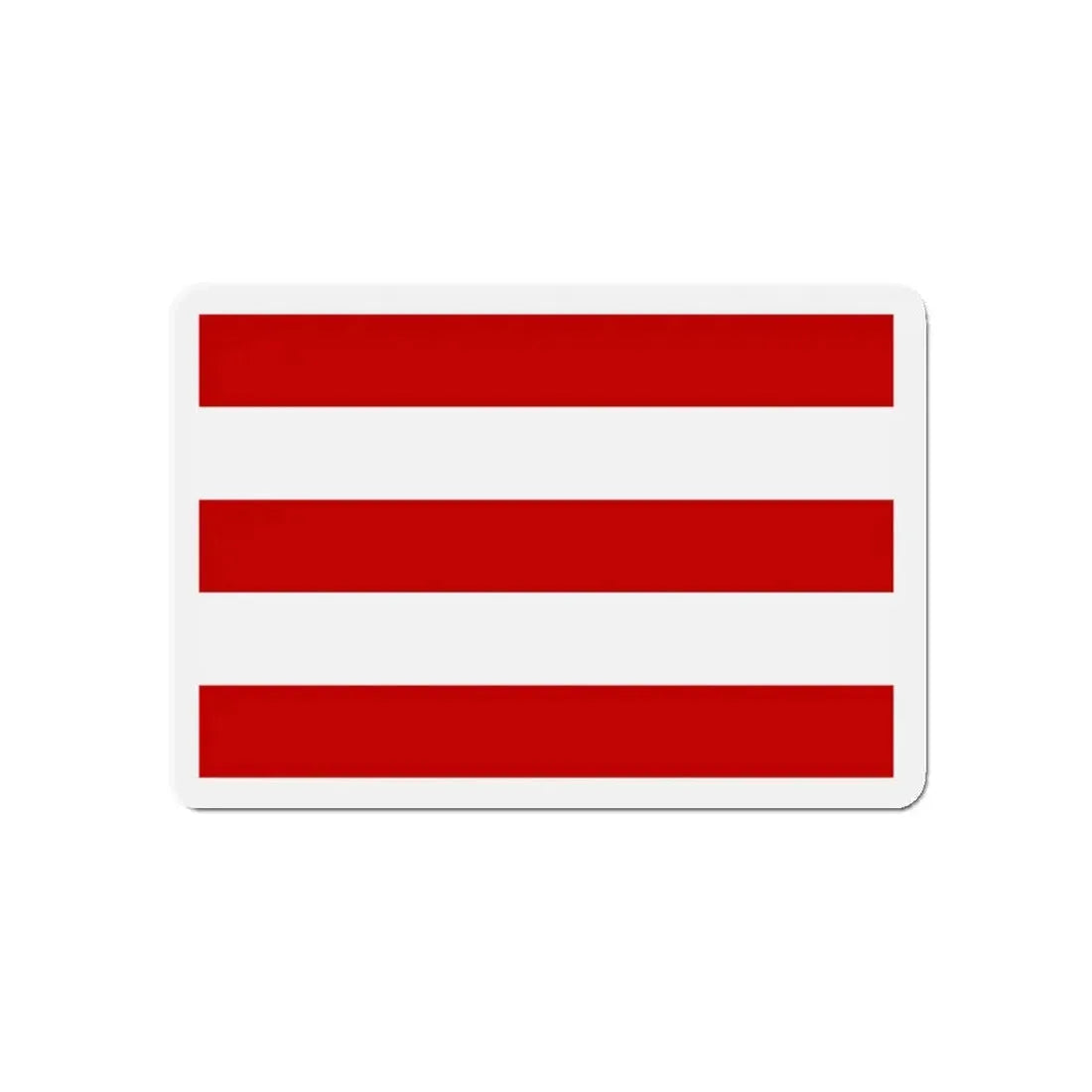 Flag of Cuneo Italy - Refrigerator Magnet 5 Inch - The Sticker Space