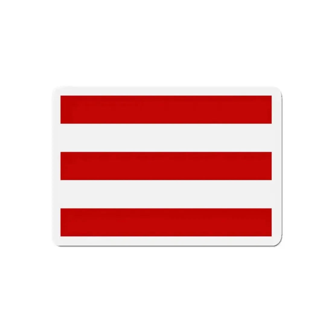 Flag of Cuneo Italy - Refrigerator Magnet - The Sticker Space