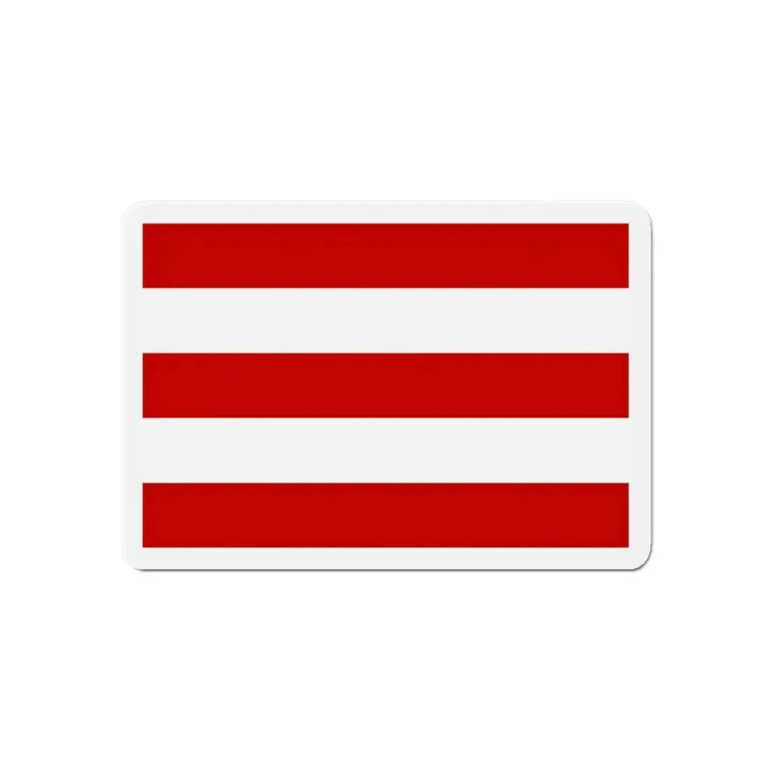 Flag of Cuneo Italy - Refrigerator Magnet - The Sticker Space