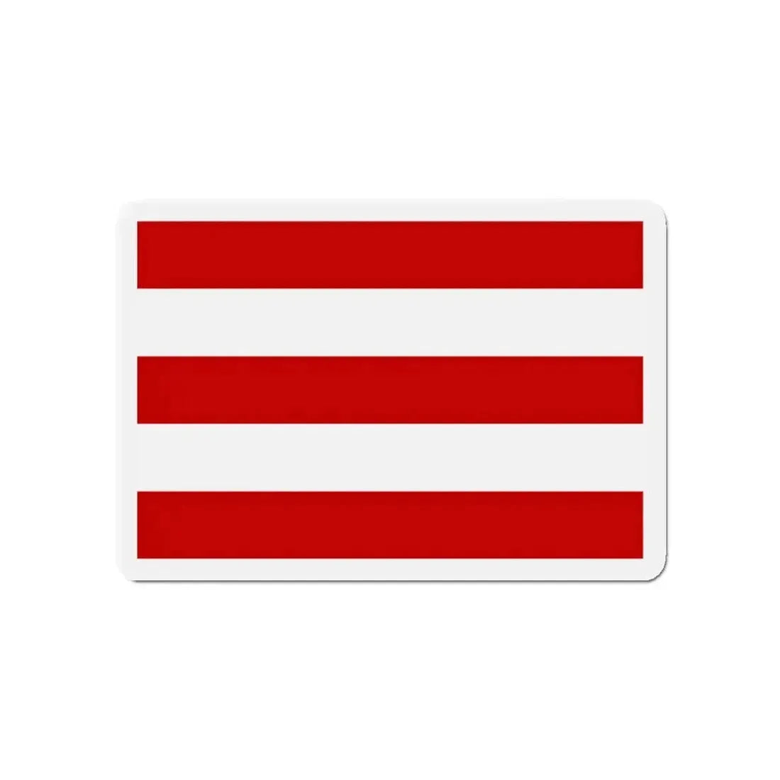 Flag of Cuneo Italy - Refrigerator Magnet - The Sticker Space