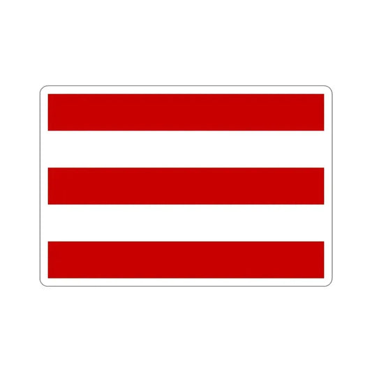 Flag of Cuneo Italy STICKER Vinyl Die-Cut Decal 6 Inch - The Sticker Space