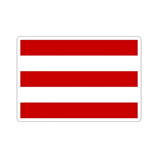 Flag of Cuneo Italy STICKER Vinyl Die-Cut Decal 6 Inch - The Sticker Space