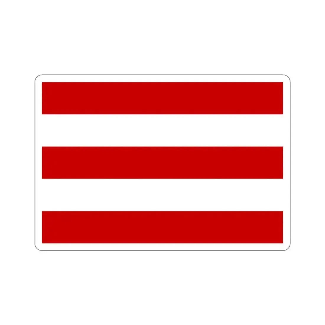 Flag of Cuneo Italy STICKER Vinyl Die-Cut Decal - The Sticker Space