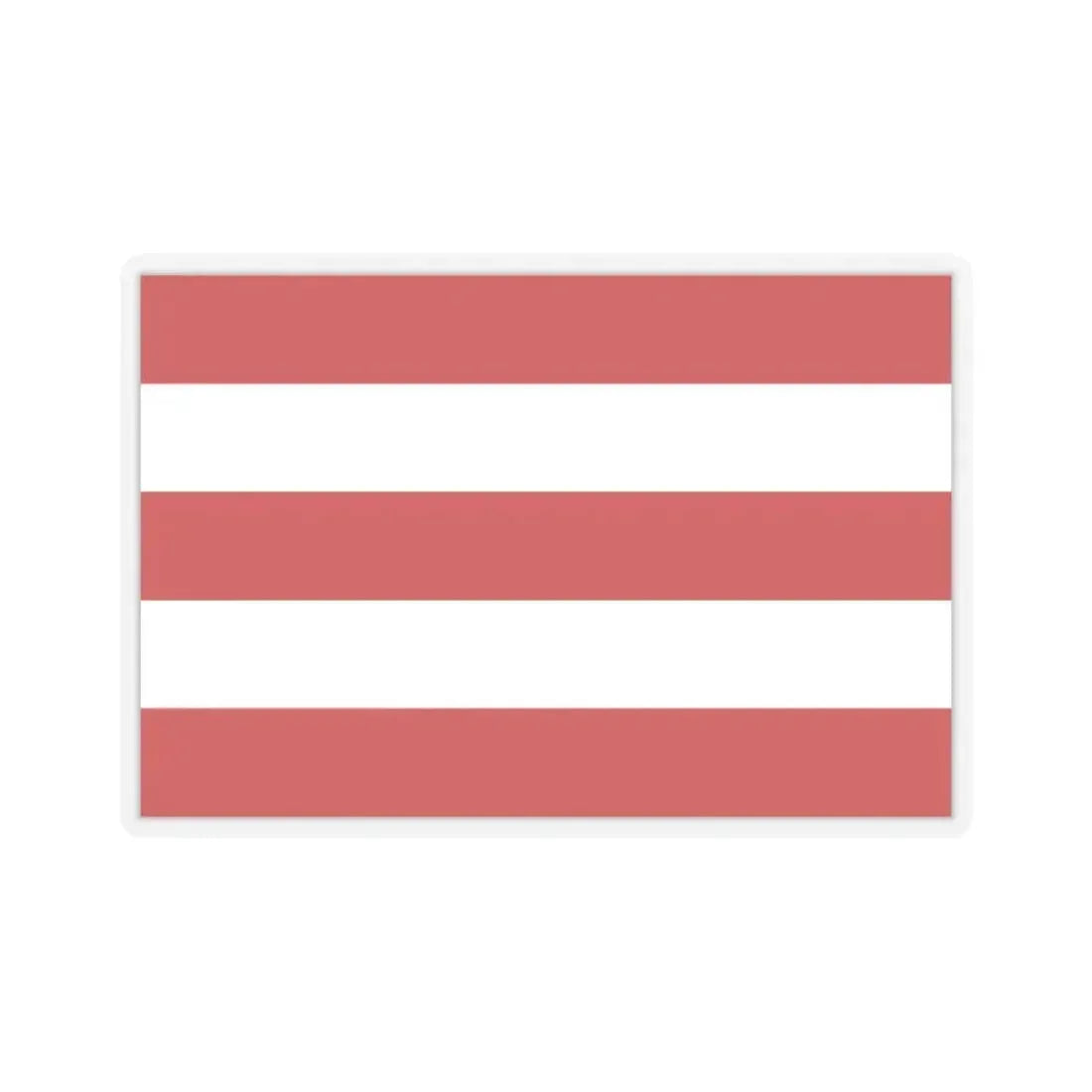 Flag of Cuneo Italy - STICKER Vinyl Kiss-Cut Decal 2 Inch Transparent - The Sticker Space