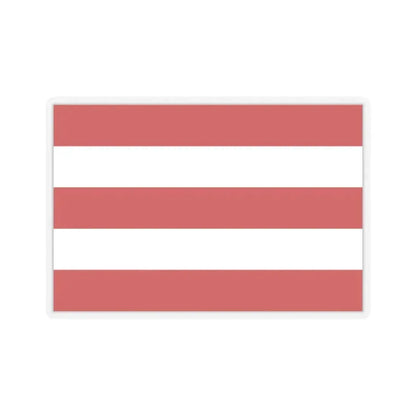 Flag of Cuneo Italy - STICKER Vinyl Kiss-Cut Decal 2 Inch Transparent - The Sticker Space