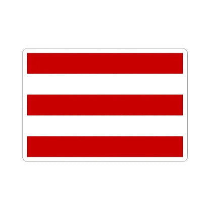 Flag of Cuneo Italy - STICKER Vinyl Kiss-Cut Decal 2 Inch White - The Sticker Space