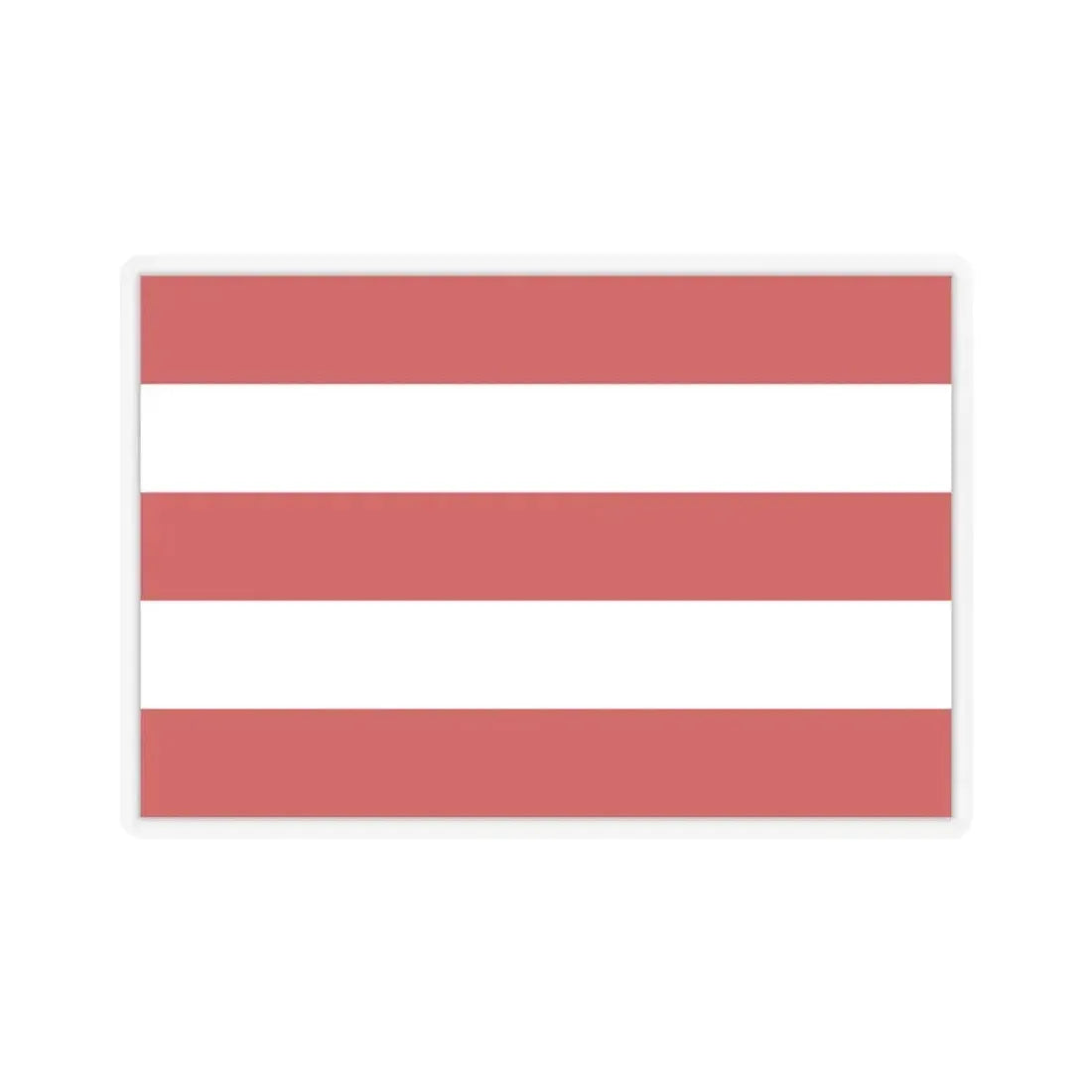 Flag of Cuneo Italy - STICKER Vinyl Kiss-Cut Decal 3 Inch Transparent - The Sticker Space