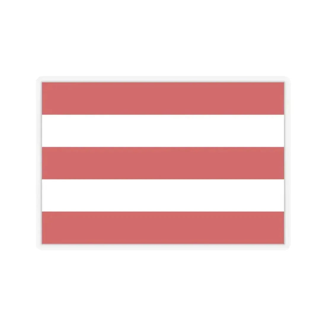 Flag of Cuneo Italy - STICKER Vinyl Kiss-Cut Decal 4 Inch Transparent - The Sticker Space