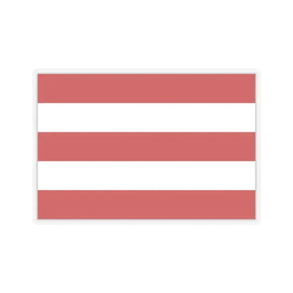 Flag of Cuneo Italy - STICKER Vinyl Kiss-Cut Decal 4 Inch Transparent - The Sticker Space