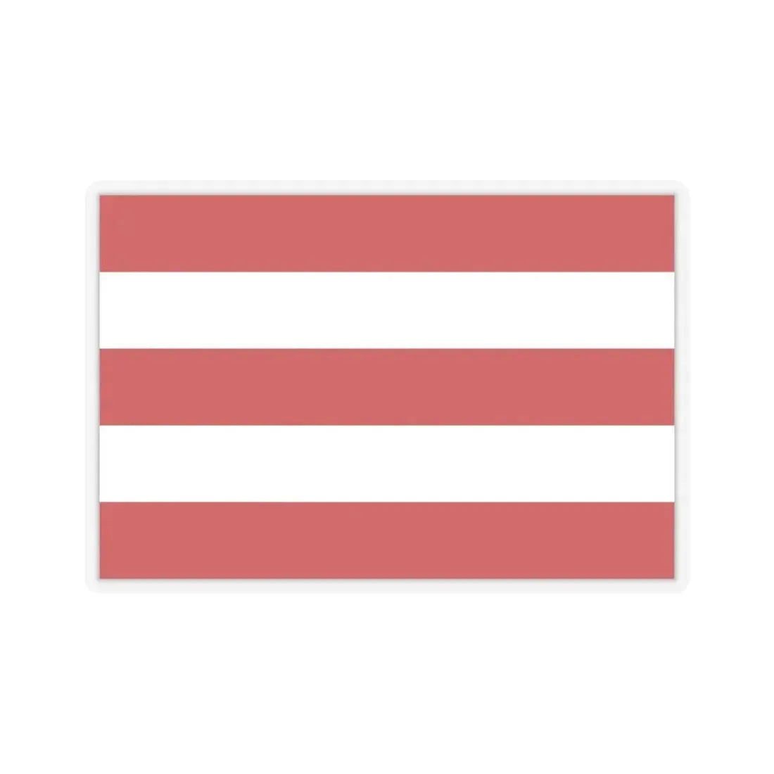 Flag of Cuneo Italy - STICKER Vinyl Kiss-Cut Decal 6 Inch Transparent - The Sticker Space