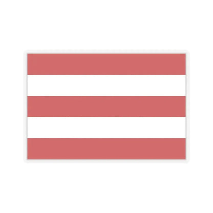 Flag of Cuneo Italy - STICKER Vinyl Kiss-Cut Decal 6 Inch Transparent - The Sticker Space