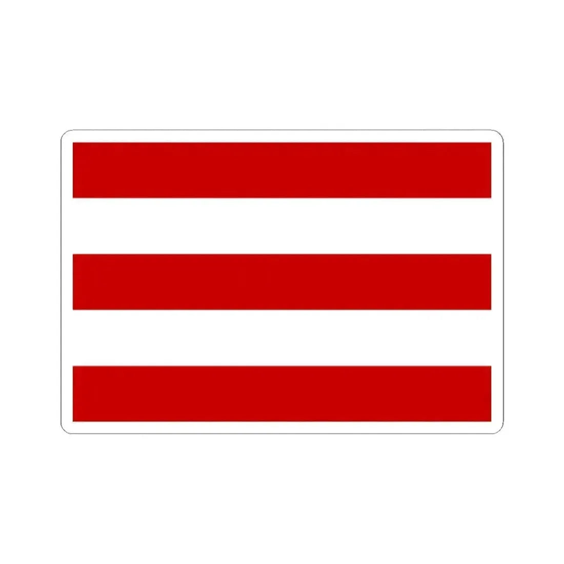 Flag of Cuneo Italy - STICKER Vinyl Kiss-Cut Decal - The Sticker Space