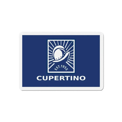 Flag of Cupertino California - Refrigerator Magnet - The Sticker Space