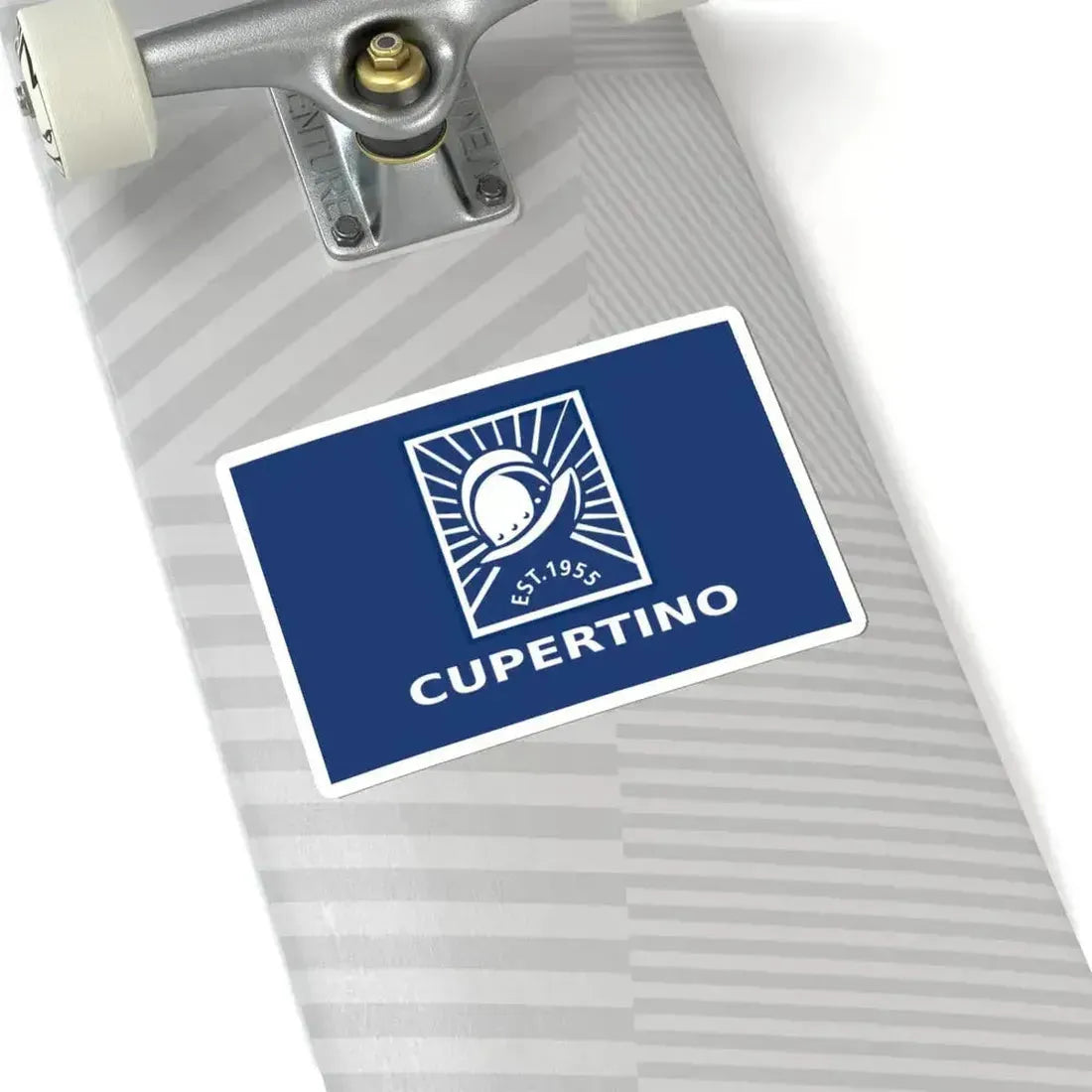 Flag of Cupertino California (United States) STICKER Vinyl Kiss-Cut Decal - The Sticker Space