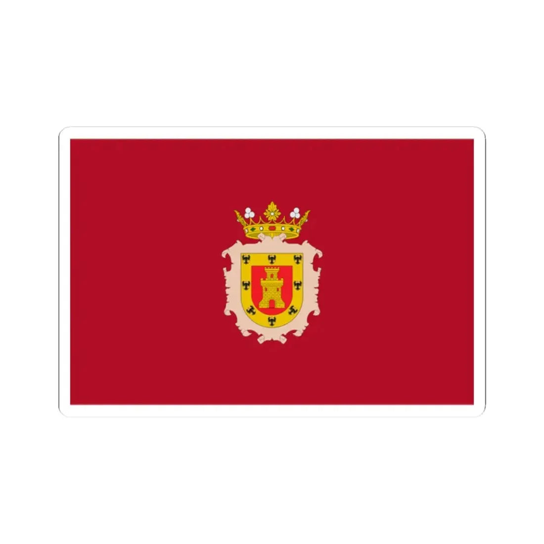 Flag of Cusco 1540-1978 (Peru) STICKER Vinyl Kiss-Cut Decal 2 Inch White - The Sticker Space