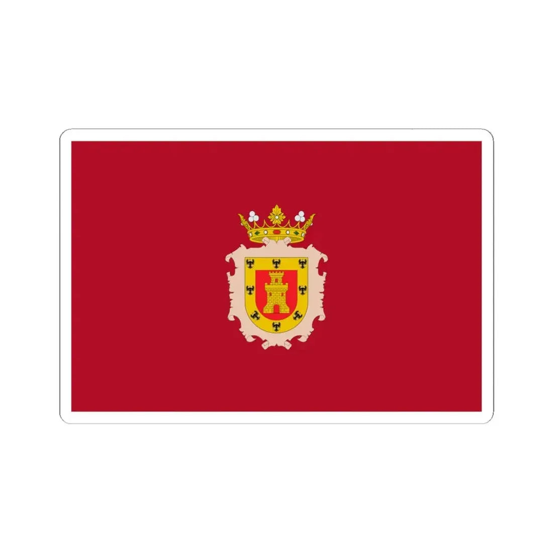 Flag of Cusco 1540-1978 (Peru) STICKER Vinyl Kiss-Cut Decal 6 Inch White - The Sticker Space