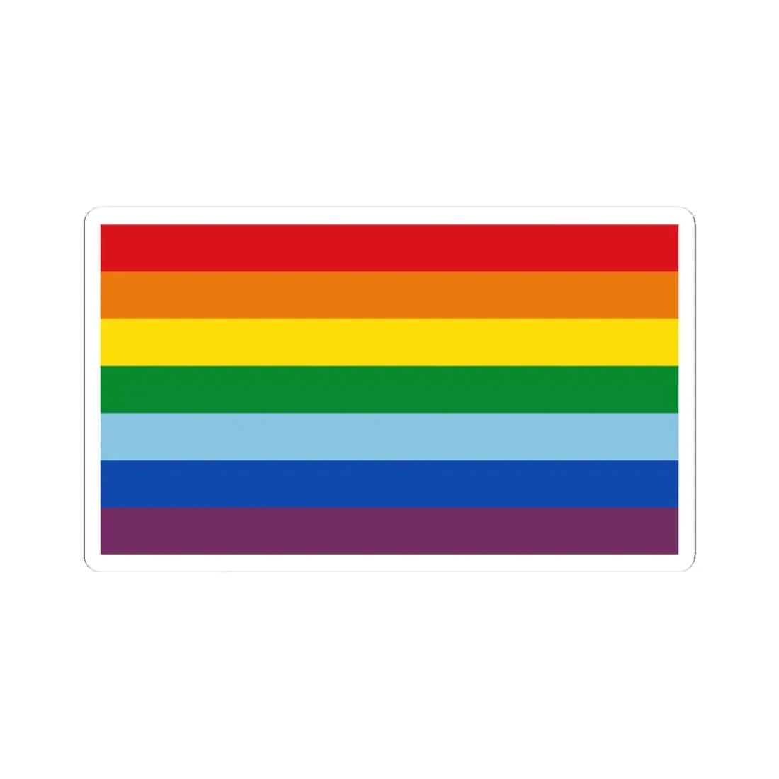 Flag of Cusco 1978-2021 (Peru) STICKER Vinyl Kiss-Cut Decal 3 Inch White - The Sticker Space