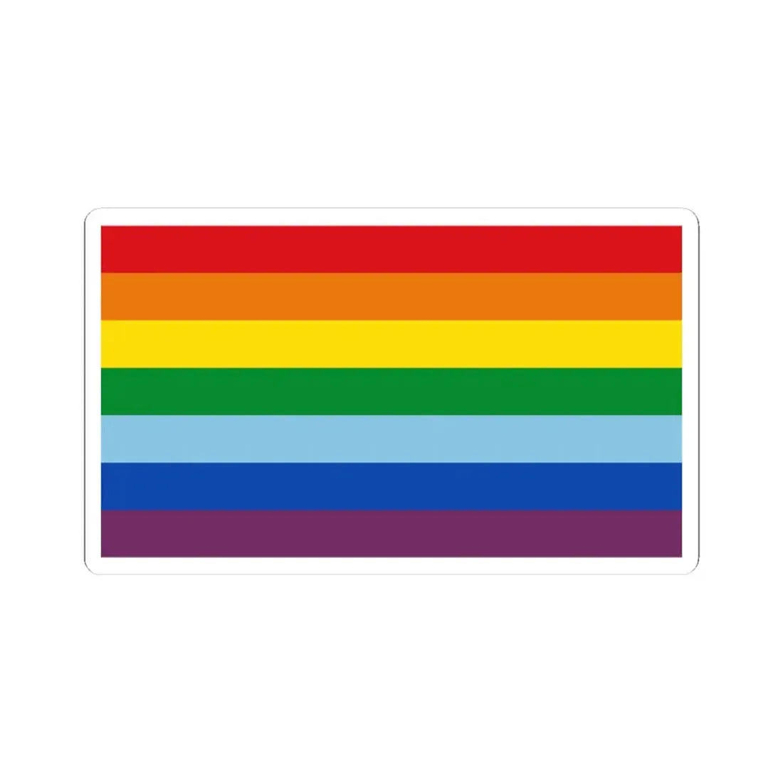 Flag of Cusco 1978-2021 (Peru) STICKER Vinyl Kiss-Cut Decal 4 Inch White - The Sticker Space