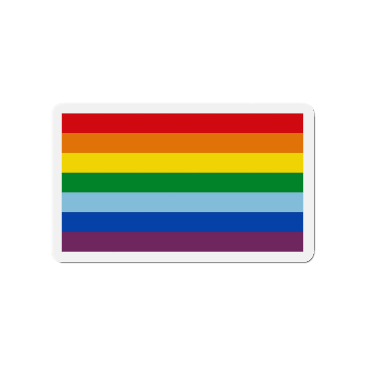 Flag of Cusco capital of the Cusco Region Peru - Die-Cut Magnet-3" x 3"-The Sticker Space