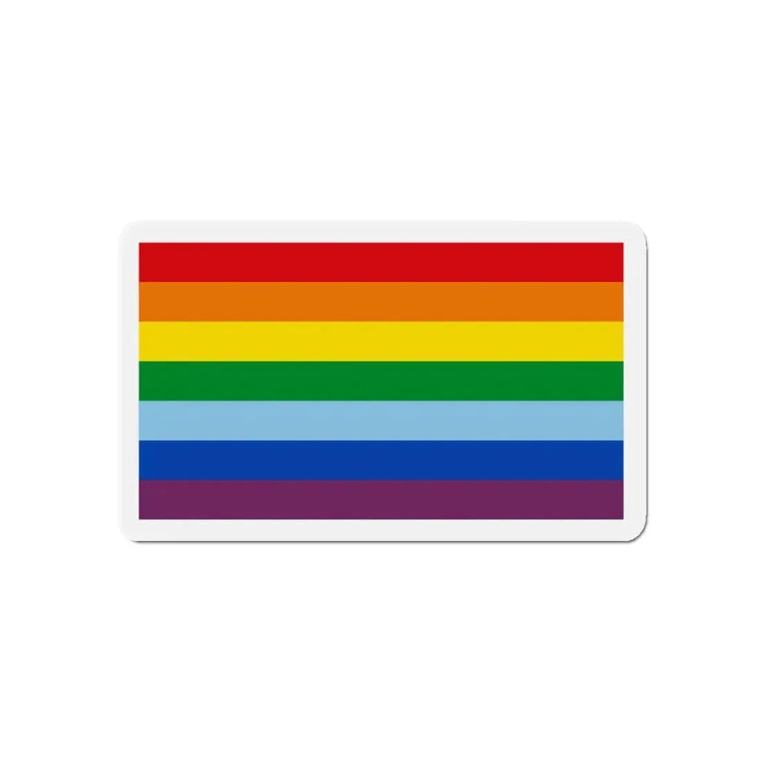 Flag of Cusco capital of the Cusco Region Peru - Refrigerator Magnet 5 Inch - The Sticker Space