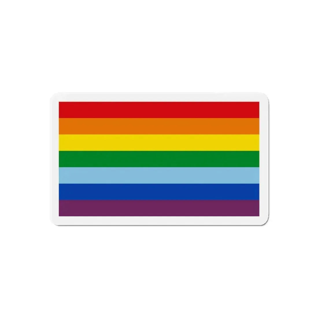 Flag of Cusco capital of the Cusco Region Peru - Refrigerator Magnet 6 Inch - The Sticker Space