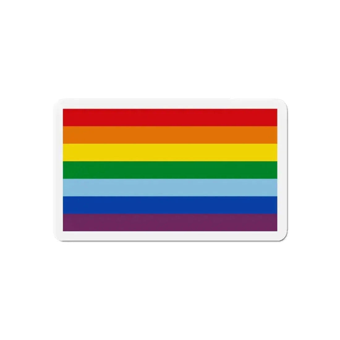 Flag of Cusco capital of the Cusco Region Peru - Refrigerator Magnet - The Sticker Space