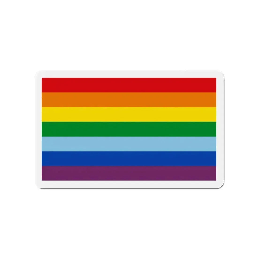 Flag of Cusco capital of the Cusco Region Peru - Refrigerator Magnet - The Sticker Space