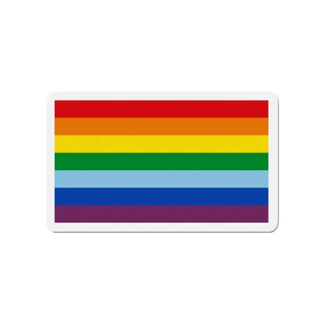 Flag of Cusco capital of the Cusco Region Peru - Refrigerator Magnet - The Sticker Space